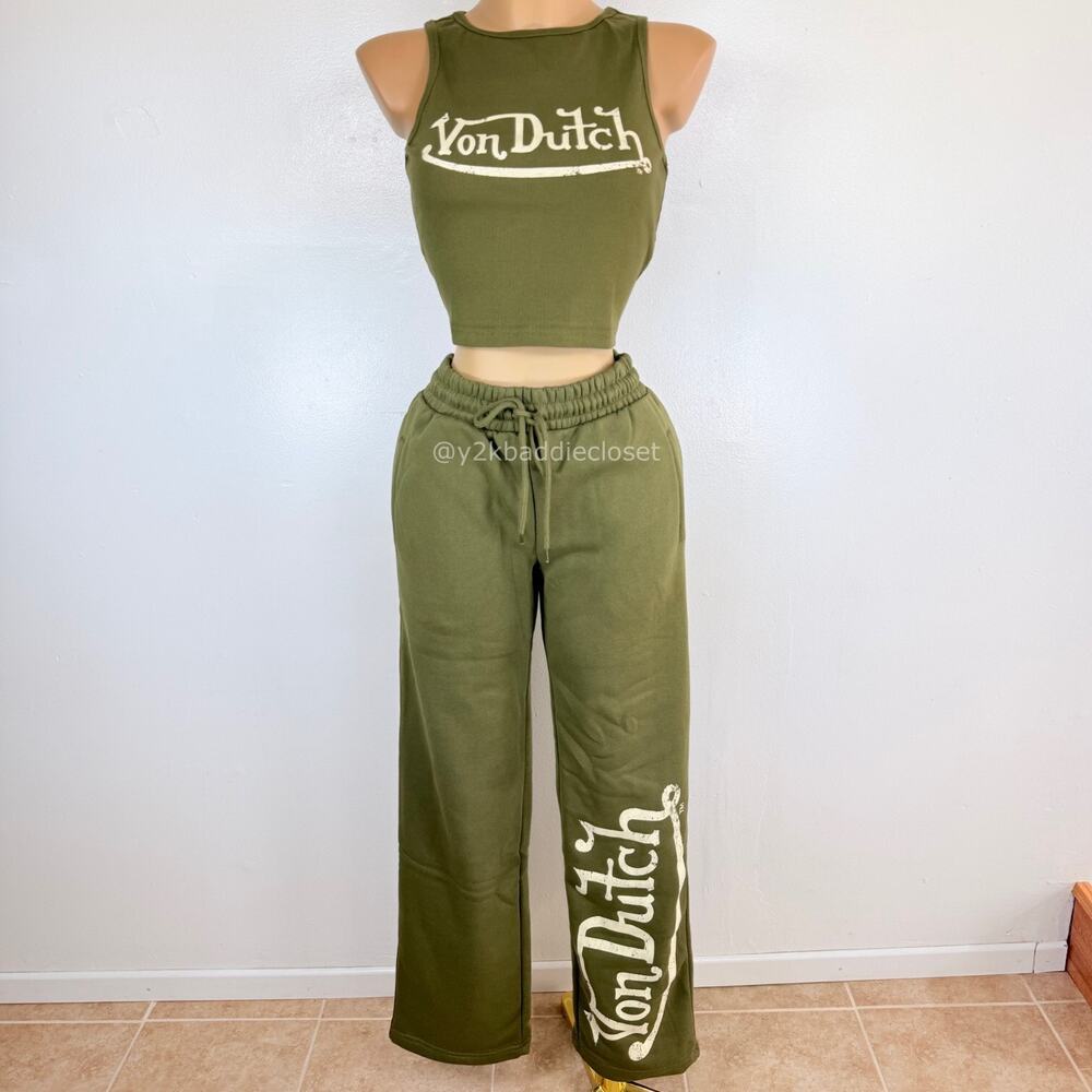 Von Dutch Tank Top & Jogger Set (Size S) - Picture 9 of 10